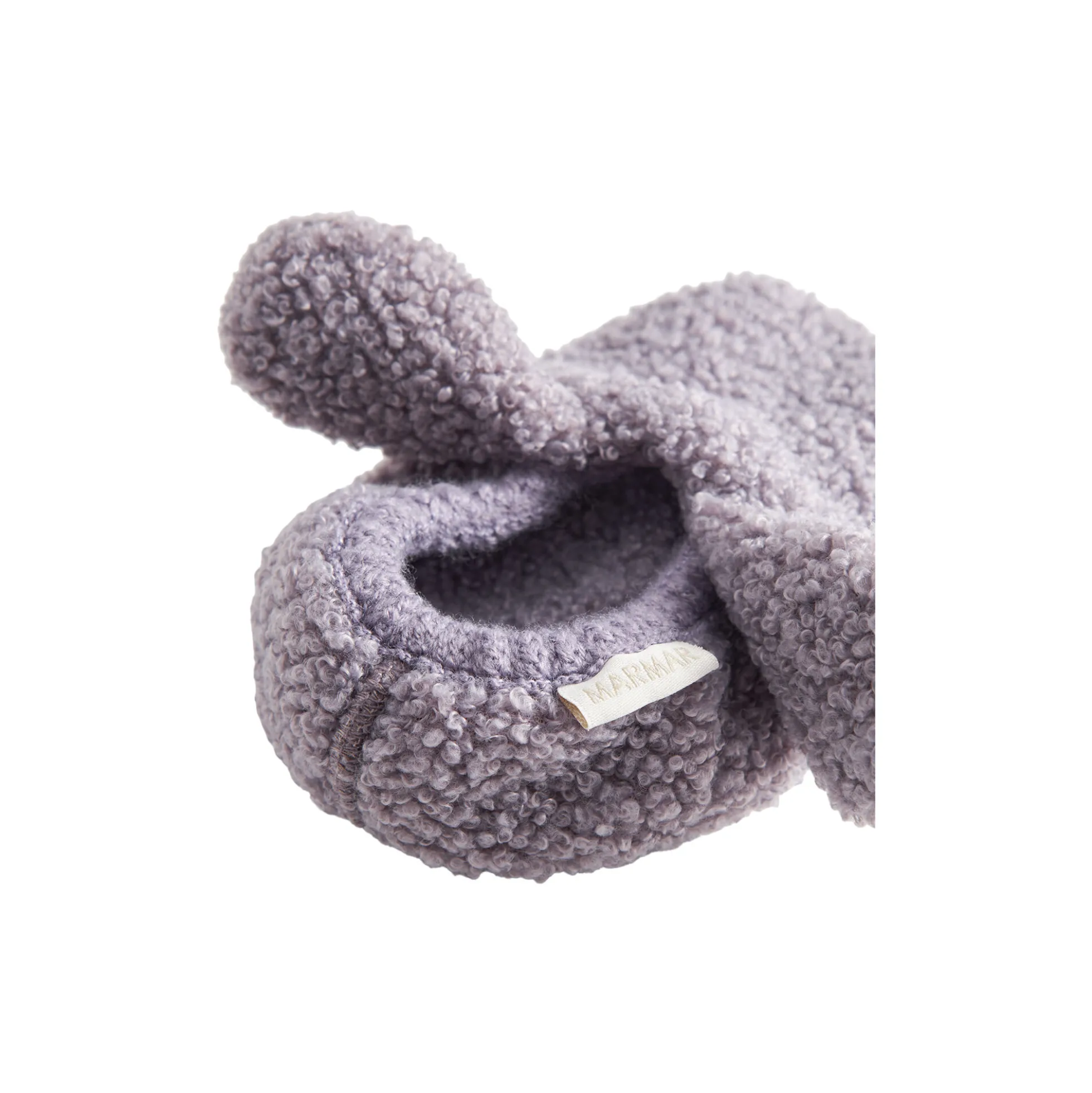 Abal Lamb Booties, purple suede