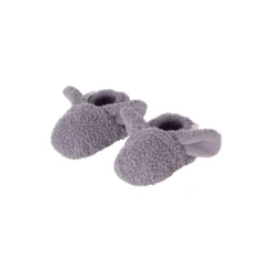 Abal Lamb Booties, purple suede
