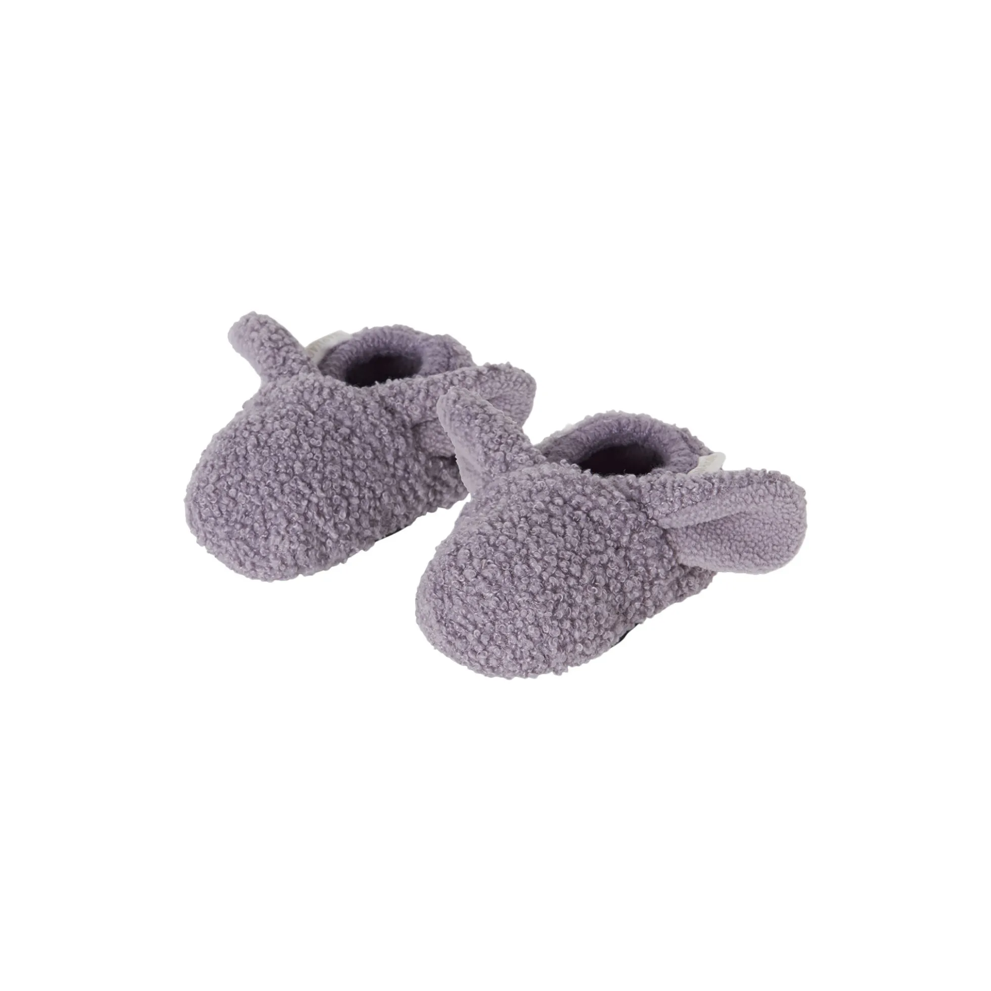 Abal Lamb Booties, purple suede