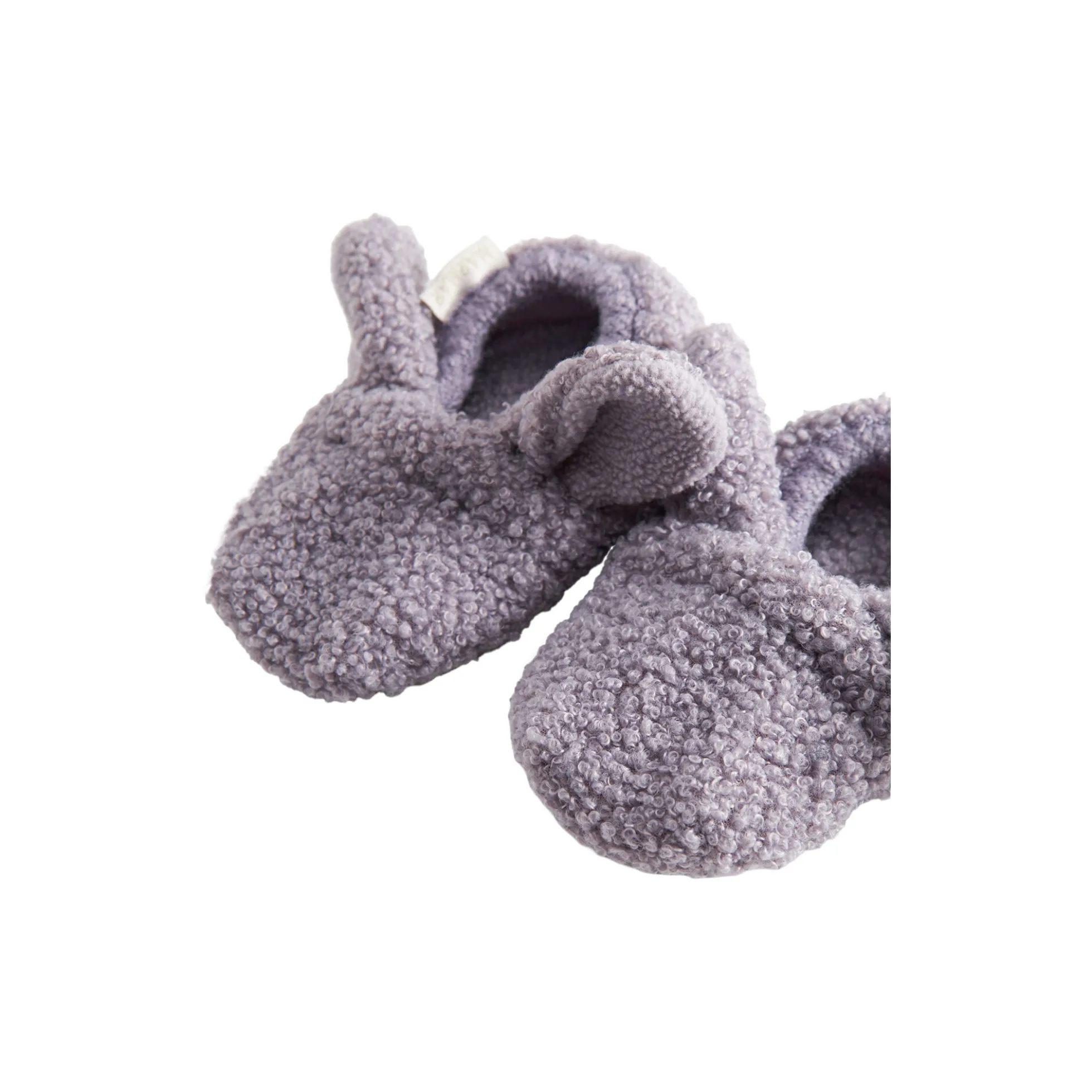 Abal Lamb Booties, purple suede