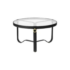 Adnet Coffee Circular Table, black