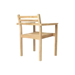 AH502 Outdoor spisbordsstol med armlæn