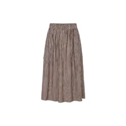 AkaneLL Midi Skirt, beige