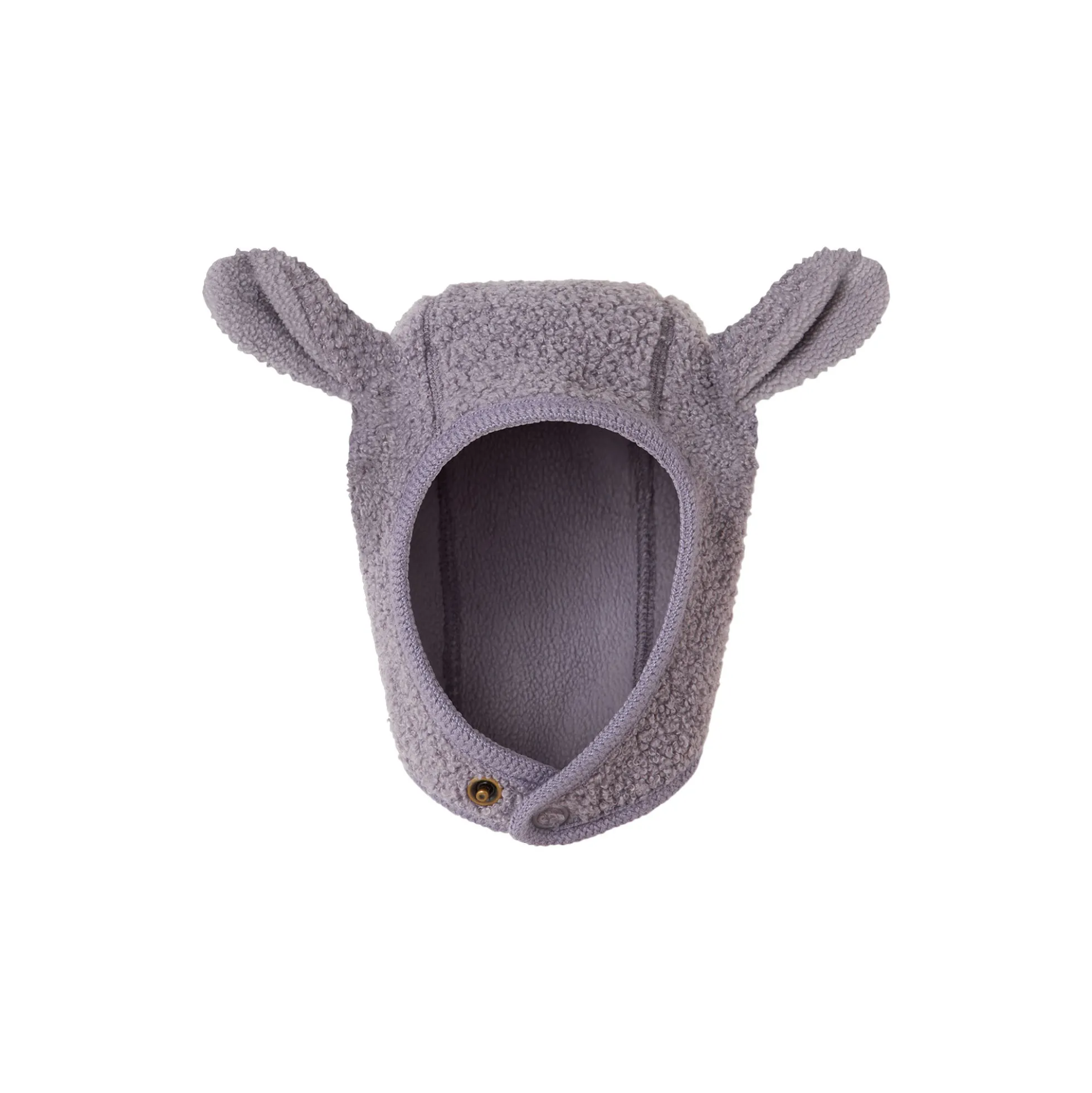 Aki Lamb Hat, purple suede