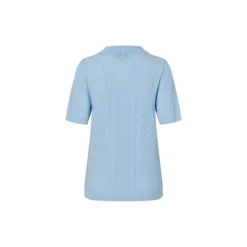 AlaiaLL Polo Knit S/S, light blue