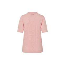AlaiaLL Polo Knit S/S, light pink