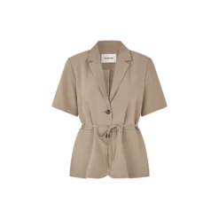 Alayamd SS blazer, nuthatch melange