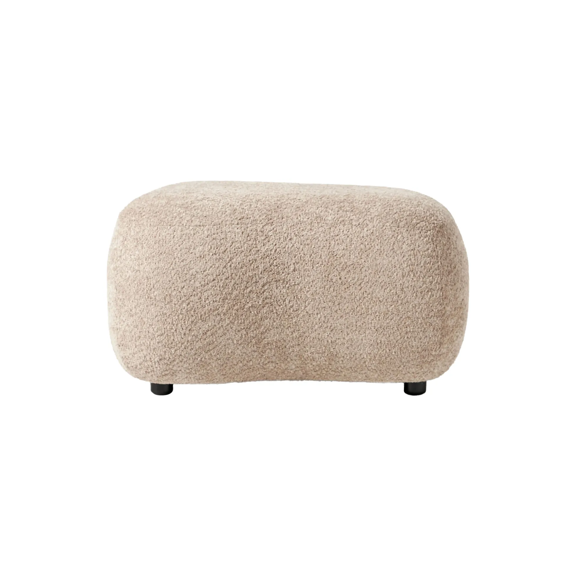 Alba Pouf, bouclé beige