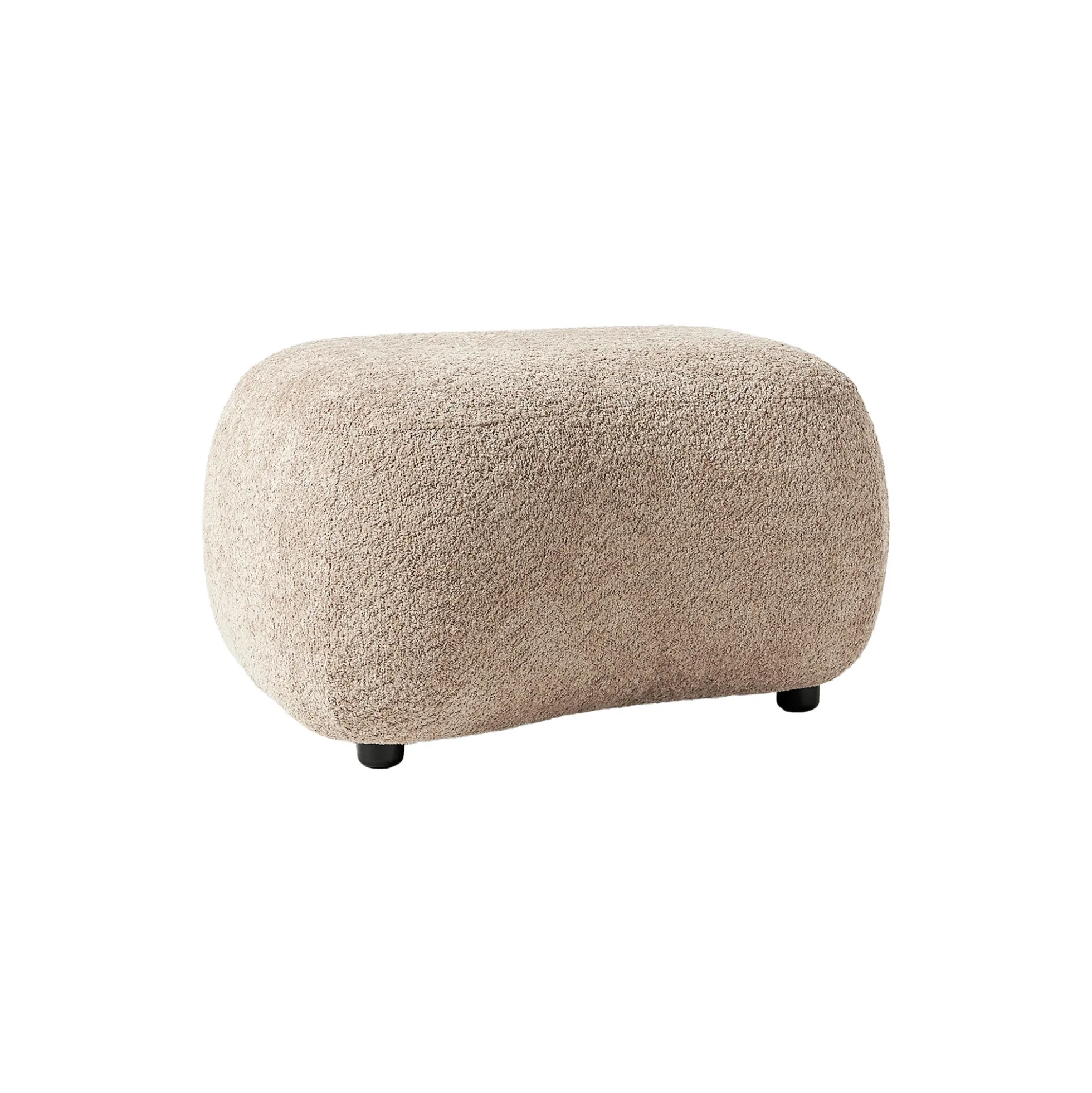 Alba Pouf, bouclé beige