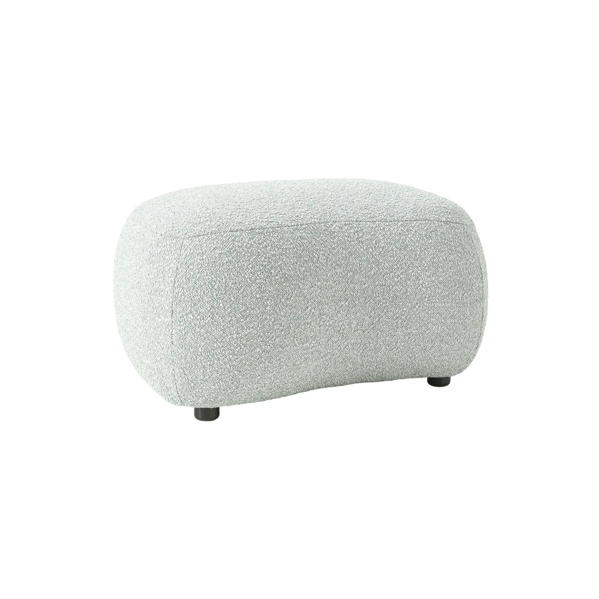 Alba Sofa Pouf, bouclé light blue
