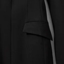 ALLIESW FITTED SHORT DRESS, black
