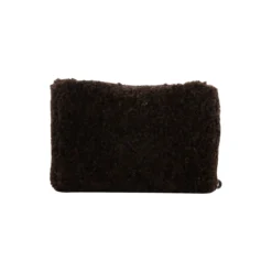 Ally clutch, dark brown