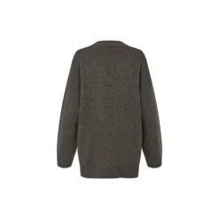 Alpha Knit Monogram Cardigan, black olive
