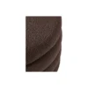 Alto XL Stool with Storage Space, bouclé dark brown
