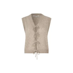 Amala Knit Vest, plaza taupe
