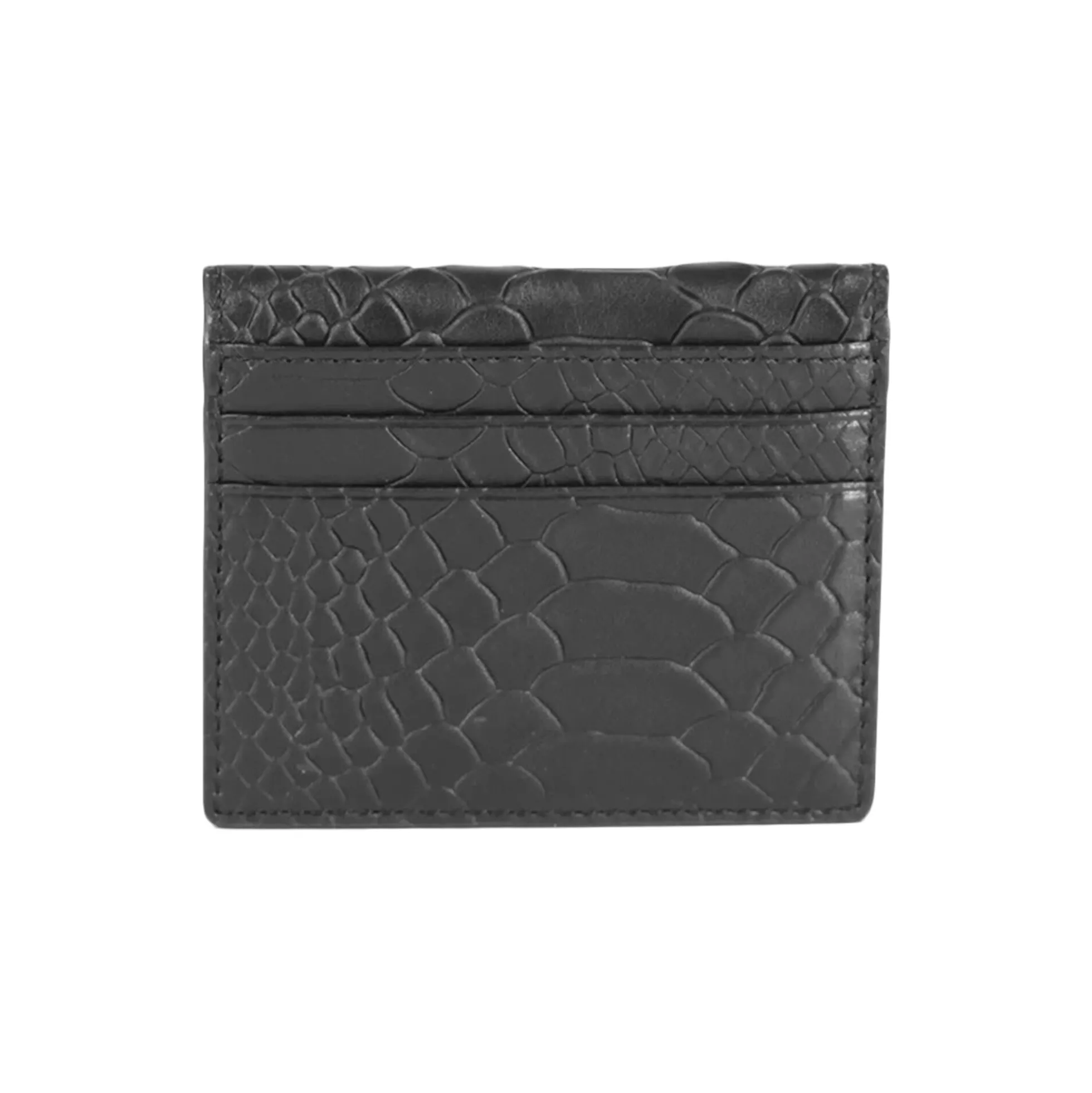 Amelie Card Holder, snake black