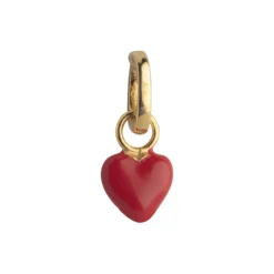 Amore Vedhæng, forgyldt/rød