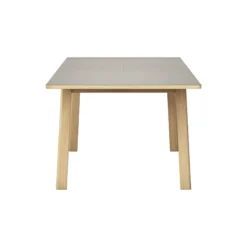 6490 Ana udtræksspisebord 220 cm, almond/soap treated oak