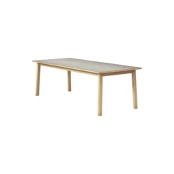 6490 Ana udtræksspisebord 220 cm, almond/soap treated oak