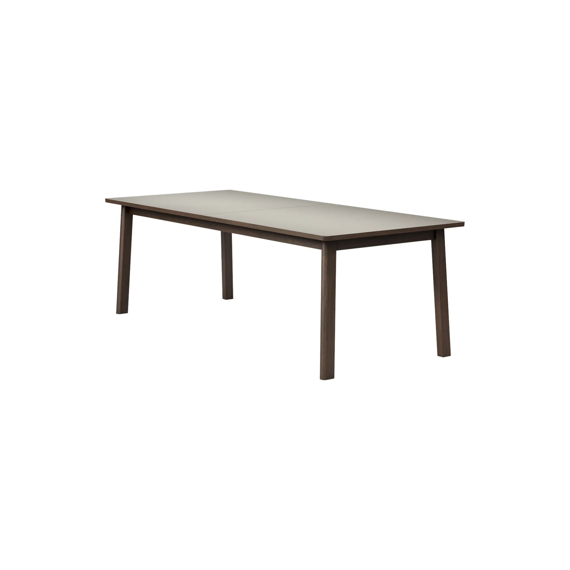 6490 Ana udtræksspisebord 220 cm, almond/smoked oak