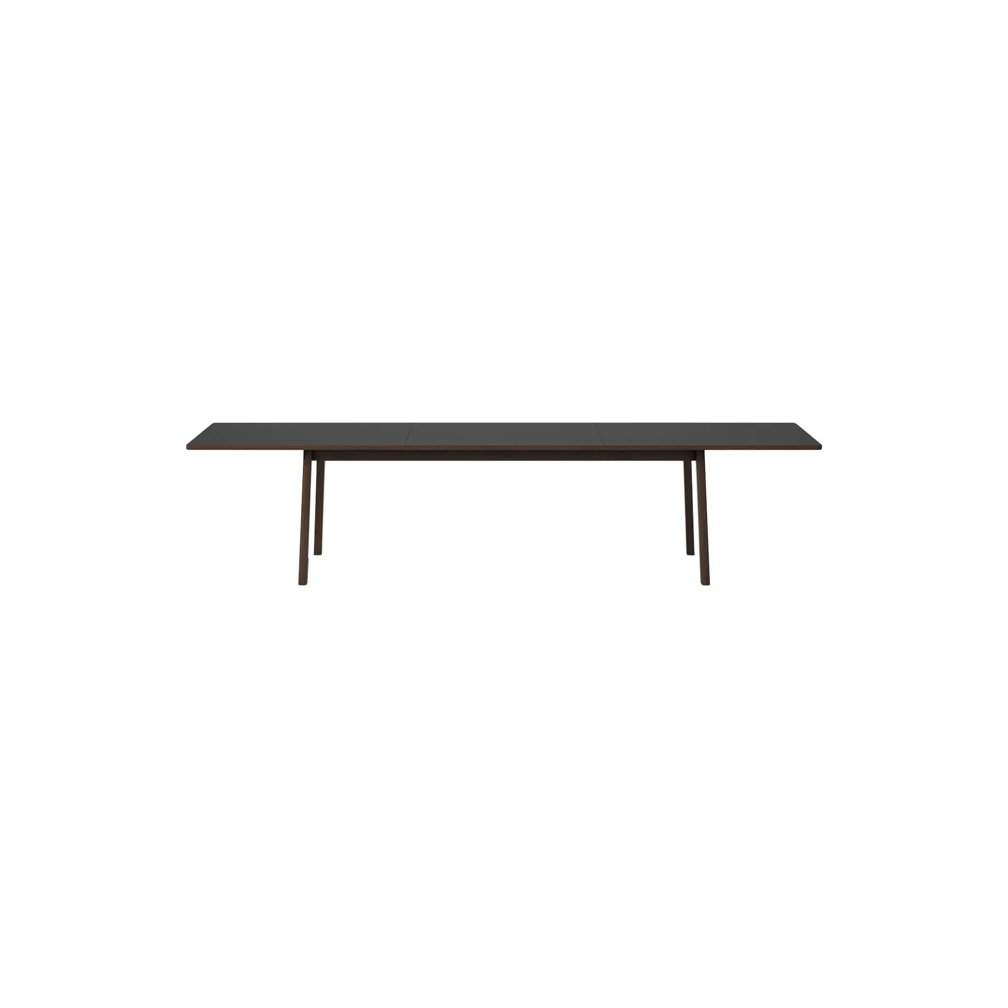 6490 Ana udtræksspisebord 220 cm, black/smoked oak