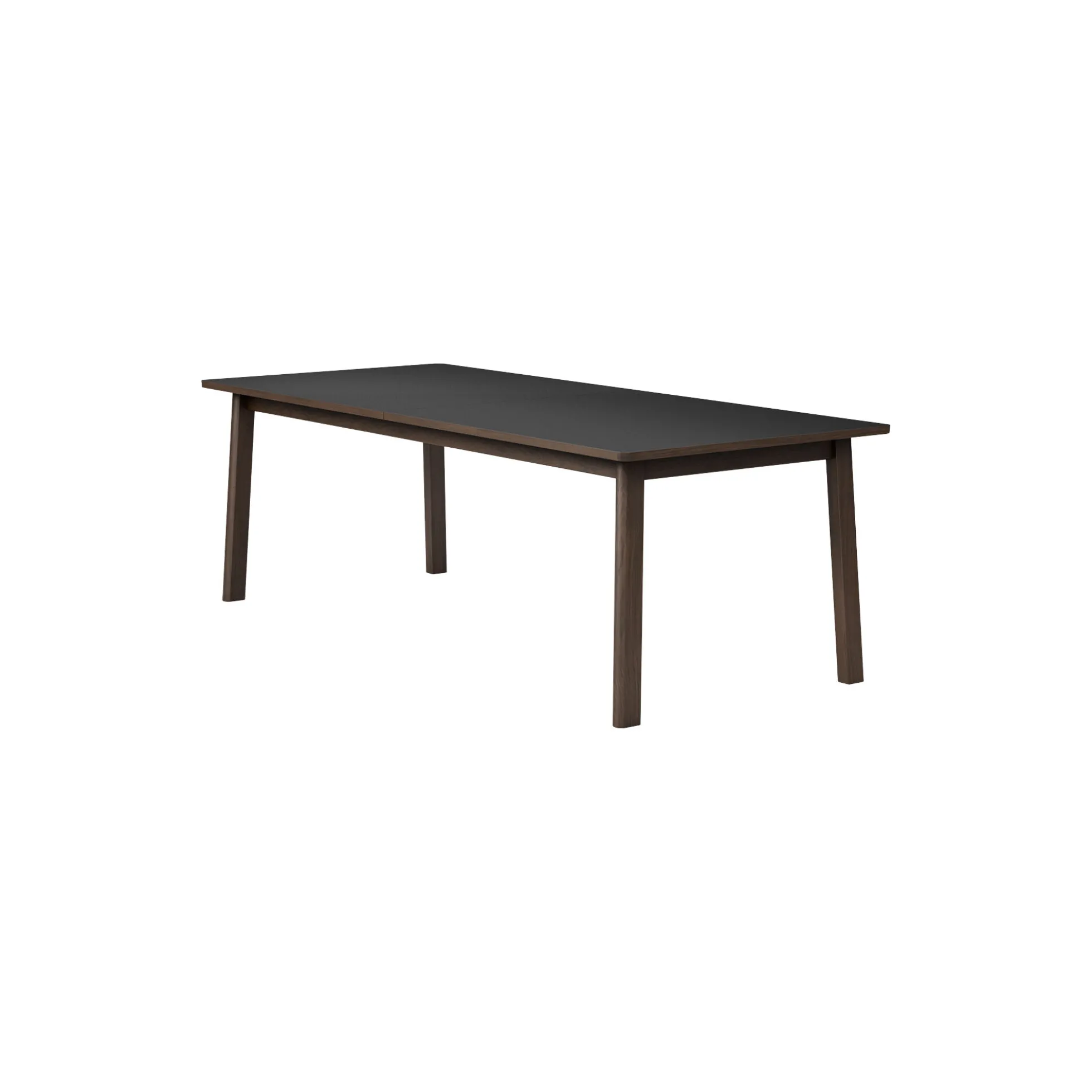 6490 Ana udtræksspisebord 220 cm, black/smoked oak
