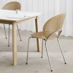 6491 Ana udtræksspisebord 180 cm, white/soap treated oak
