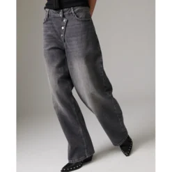 Andi Assymetric - Light Grey Denim, light grey