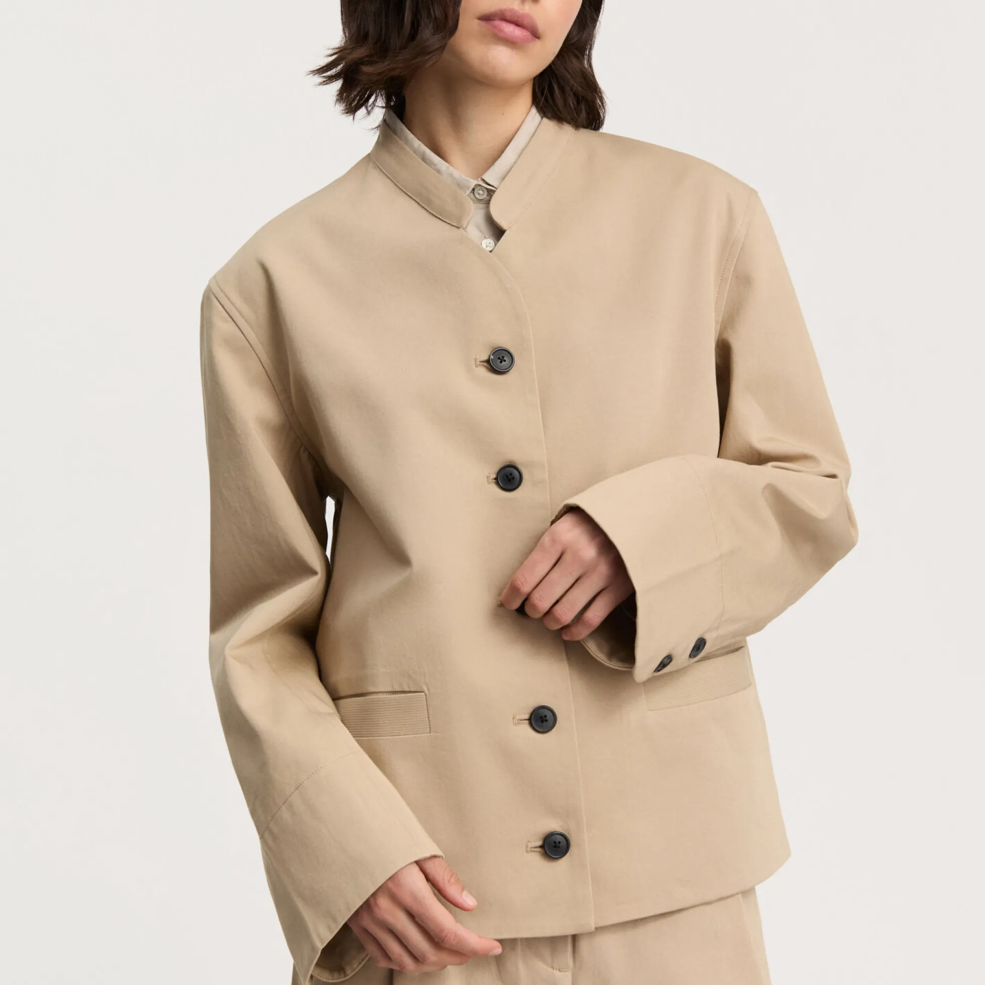 Angela Jacket Twill, semolina