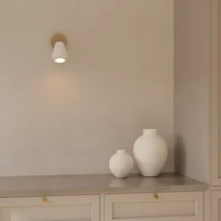 Anoli Spot Surface Ceiling-/Wall Lamp, nordic gold/white