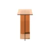 Anouk Glass Console, brown transparent