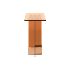 Anouk Glass Console, brown transparent