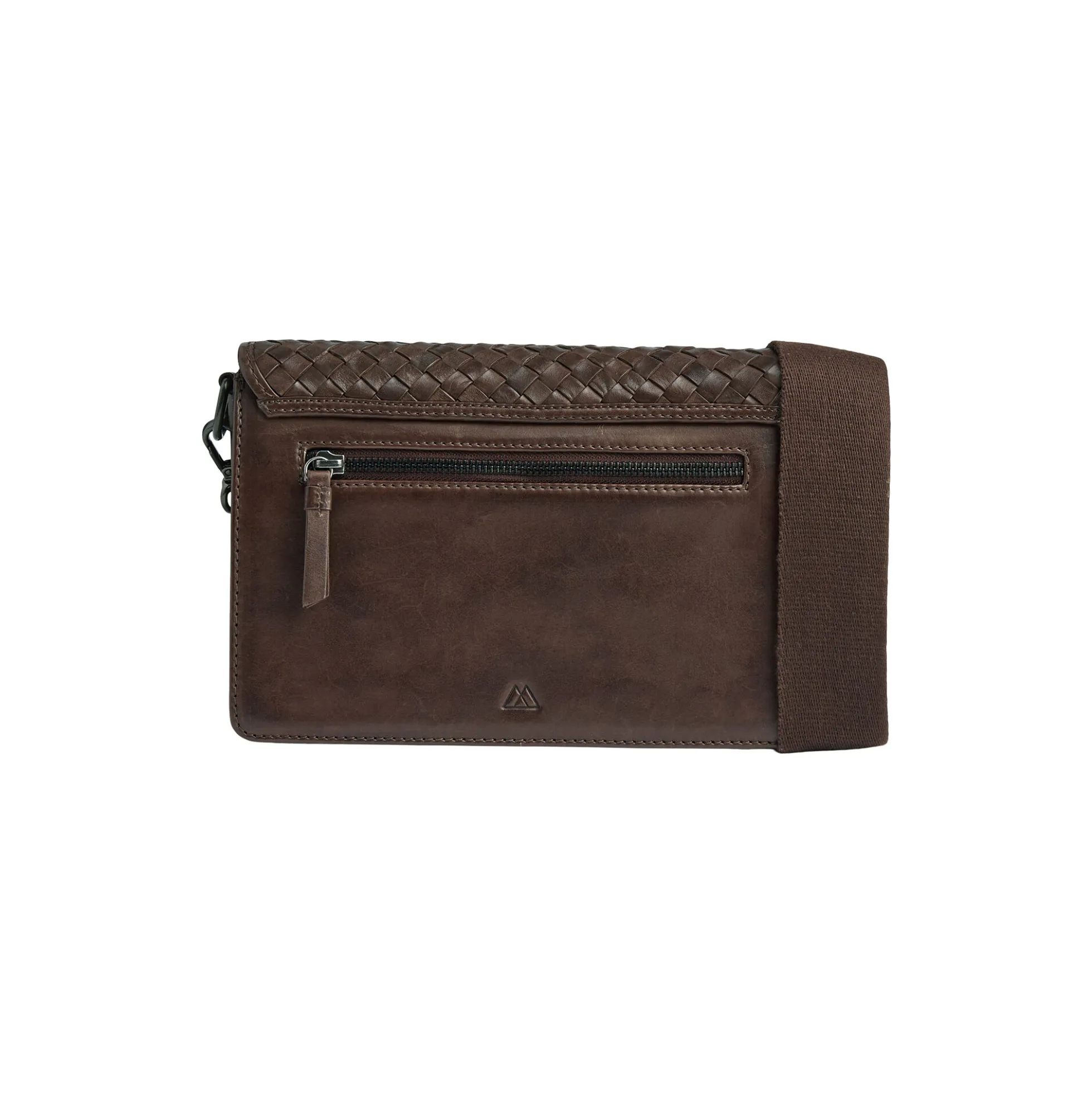 ArabellaMBG Crossb. Bag Weave, dark brown