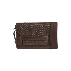 ArabellaMBG Crossb. Bag Weave, dark brown
