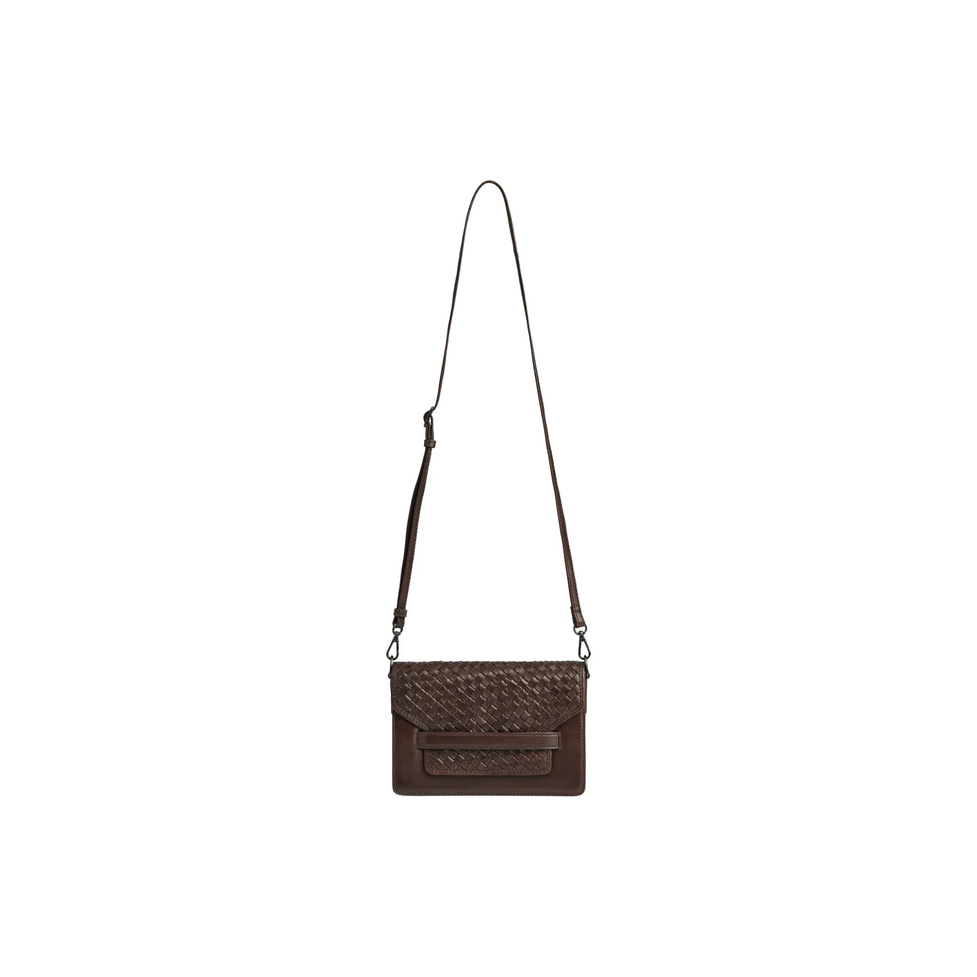 ArabellaMBG Crossb. Bag Weave, dark brown