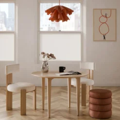 Archie Round Oak Dining Table, oak