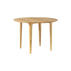 Archie Round Oak Dining Table, oak