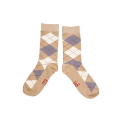 ARGYLE Strømper, sand