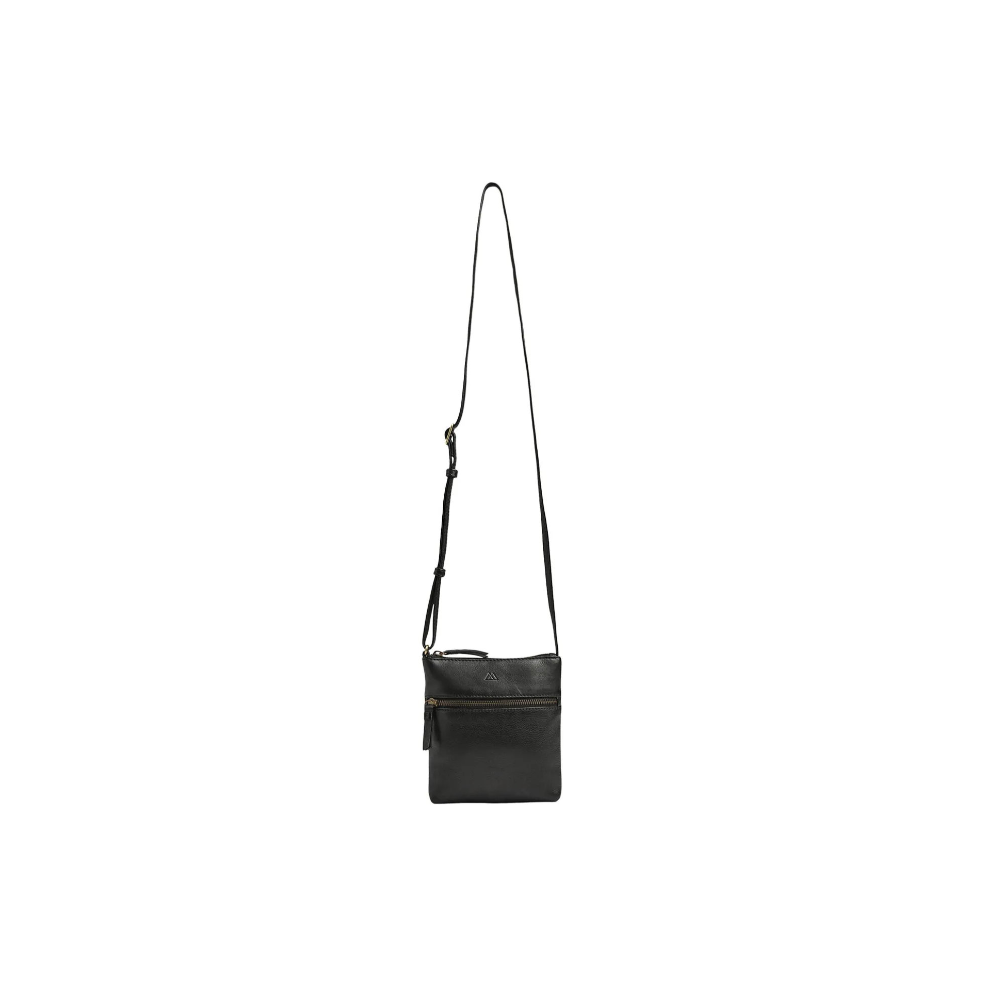 ArloMBG Crossbody Bag Soft Vintage, black w/br. gold