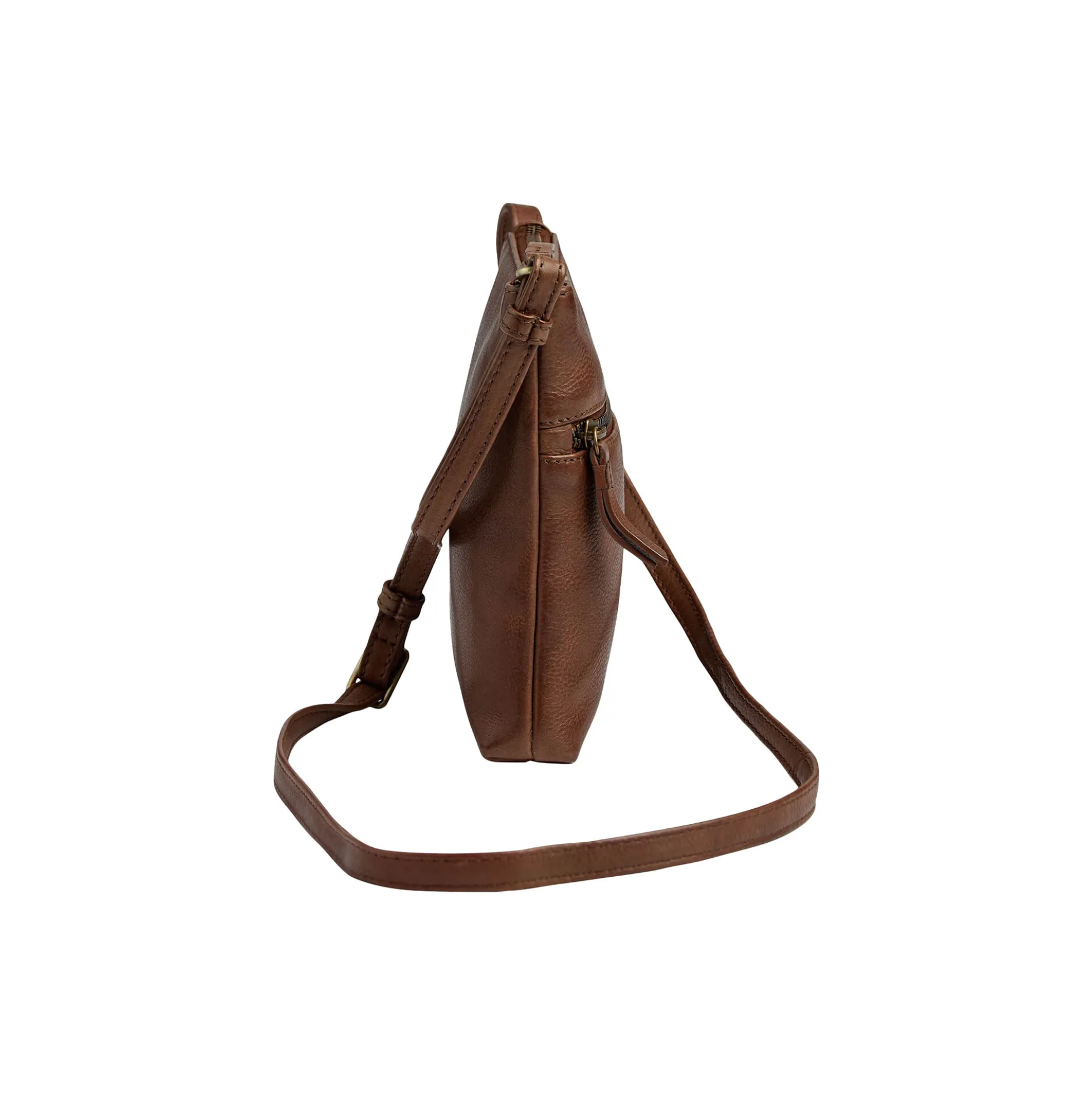 ArloMBG Crossbody Bag Soft Vintage, cognac w/br. gold