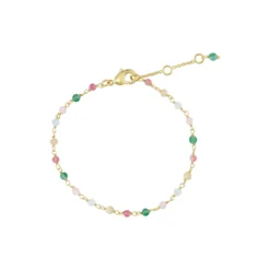 Armbånd med natursten, multi