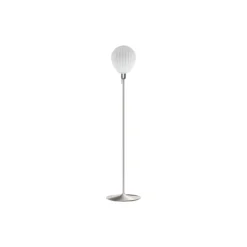 Around The World Floor Lamp, opal/brushed steel