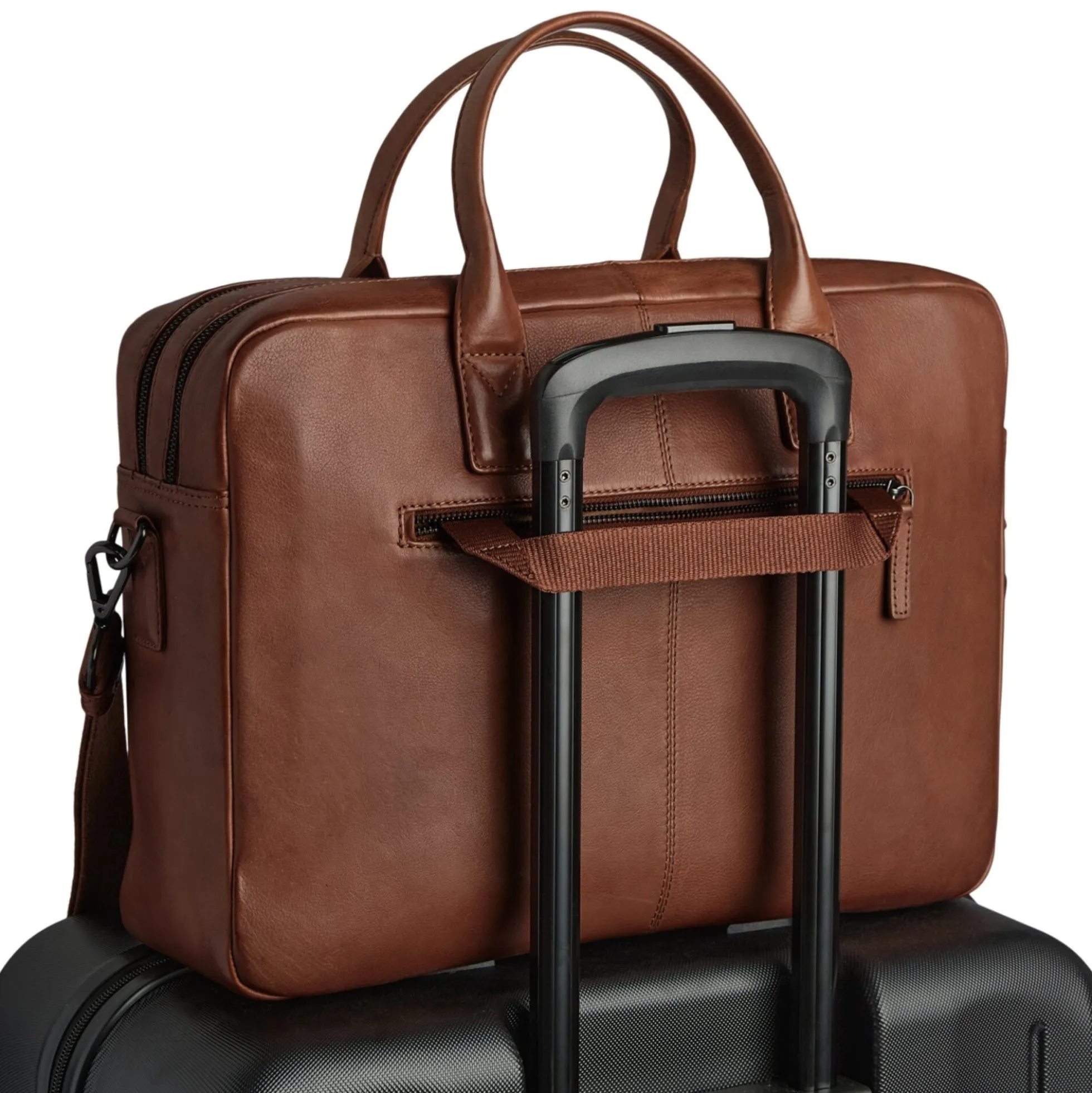 AshtonMBG Laptop Bag, cognac