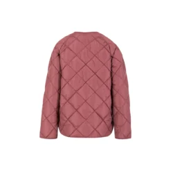 Asta quilted loose jacket, warm blush