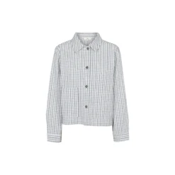 Asta Short Jacket, w. white / asphalt