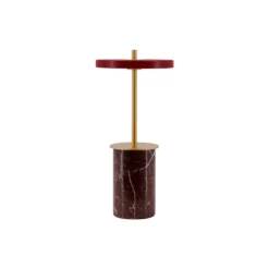 Asteria Move Mini Portable Lamp, red marble