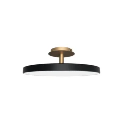 Asteria Up Ceiling Lamp, black