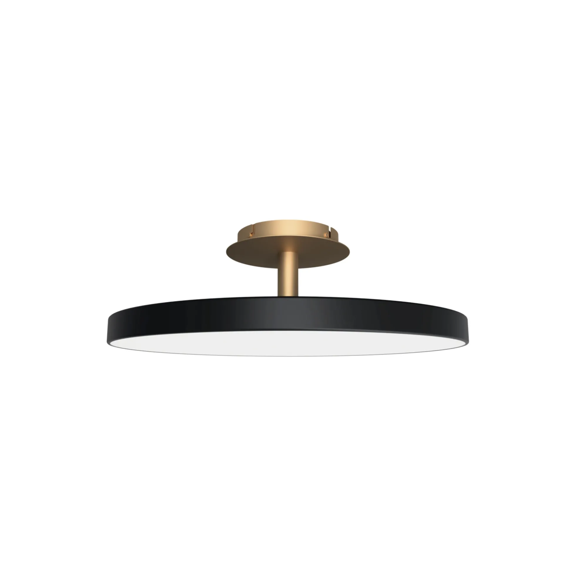 Asteria Up Ceiling Lamp, black