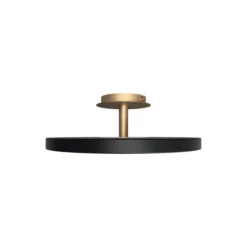 Asteria Up Ceiling Lamp, black
