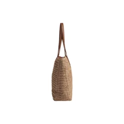 AvaniMBG Shopper, Raffia, natural w/cognac